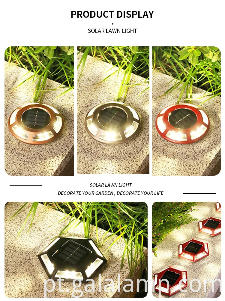 Luzes de jardim de LEDs duráveis movidos a solar